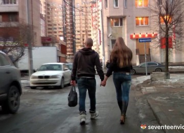 Cock Tastes Better Than A Banana To This Sexy Teen