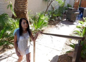 Holly Hendrix Makes A Big Dick Disappear In Her Tiny Ass