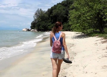 Stunning Brunette Enjoys While Being Fucked By Her Boyfriend