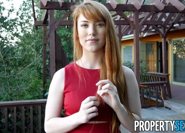 Redhead Real Estate Fucks Her Client