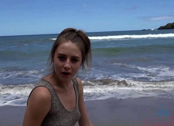 Kyler Quinn Moans While Getting Pleasured By Her Boyfriend