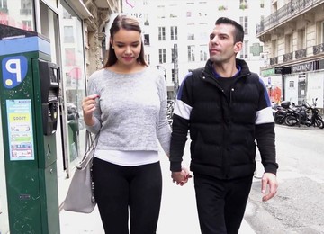 Lucky Man Fucks His Girlfriend And Hot Escort In A Hotel Room