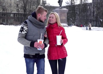 Perky Blonde Babe Lina Napoli Gets Her Shaved Pussy Stuffed Hardcore