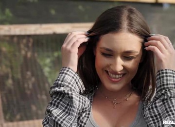 Katie Kingerie Getting Humped In The Greenhouse