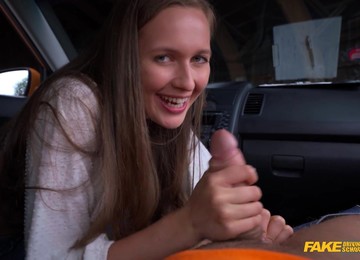 Pass Me To See My Perfect Jugs 1 - Fake Driving School
