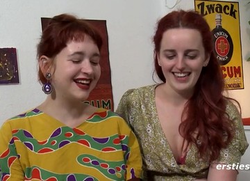 2 Amateur Lesbian Redheads Have Romantic Sex - 18yo Teens