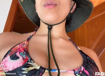 Suntanned, Outdoor, Public