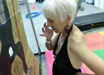 Grandma Sue At The Glory Hole