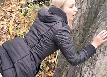 My Teen Stepsister Loves To Fuck And Swallow Cum Outside. - POV