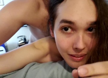 Pretty Amateur Ladyboy Gets A Mouthful Of Cum In Homemade Video