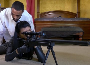 MILF Plays Obedient In Really Dirty Interracial Role Play