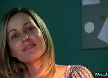 MILF Receptionist Sucking And Fucks For A Promotion