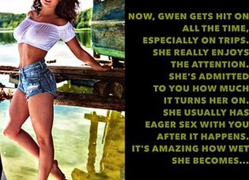 Wife Gwen Fucks Stud From High School (cuckold, Captions)