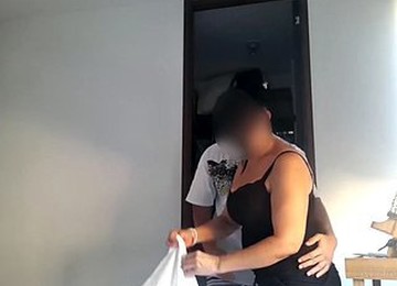 Maid Has Huge Natural Tits And Lets Her Boss Squeeze Them The Way She Likes