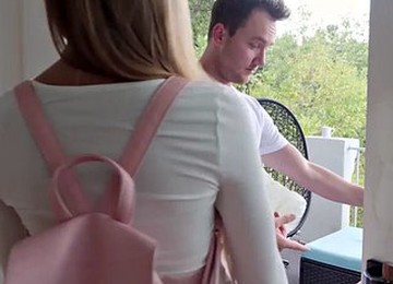 Hot Latina Exchange Student Moka Mora Fucked Her Hosts Son