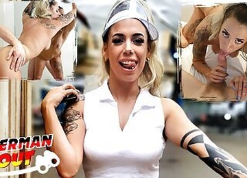 GERMAN SCOUT - Blonde Teen Lola Emma Talk To First Casting Fuck