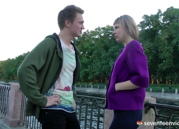 Stuffing Her Delicious Hairy Cunt With His Hard Prick