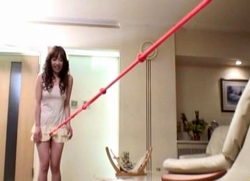 Japanese Darling Drops Her Panties To Be Pleasured By Her Man