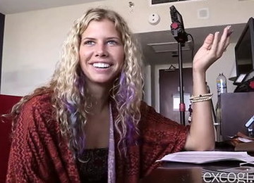 College Hippie Fucked & Covered In Cum