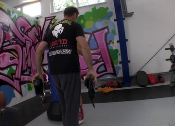 Busty Blonde With Bug Melons Deepthroated And Tit Fucked