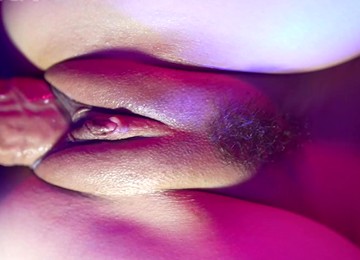 Perfect Close Up On A Meaty Pussy Covered With A Cumshot