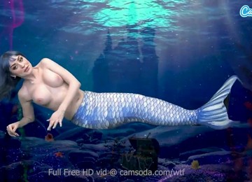 Mermard Babe Plays With Herself Till She Orgasms - Cosplay