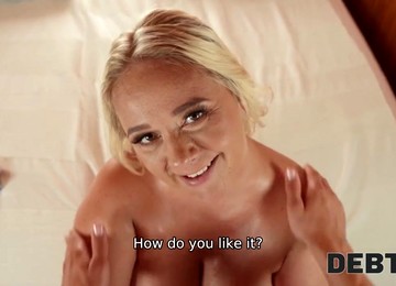 Pregnant With Desires - Blonde European Mom In POV Hardcore Action With Blowjob