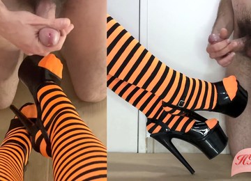 Shoe, Pleaser Heels, High Heels Footjob