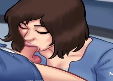 SummertimeSaga - Episode 2 Of Mature Cartoon's Nude Pleasure With Tongue Action At 60 FPS