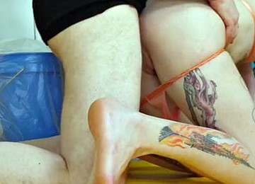 Submissive Makes Cookies While Getting Ass Fucked