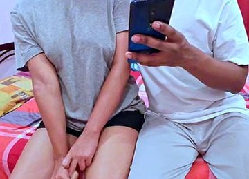 Cute Stepsister In Bed With Her Older Brother