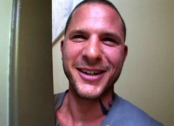 Randy Blonde With Big Tits In Fishnet Gives Head And Fucked In Cunny