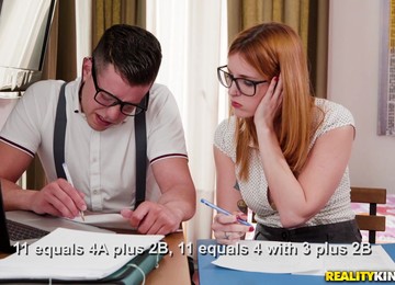 Spanish Punk Girl Turns Bookworm Blonde To Go Lesbian