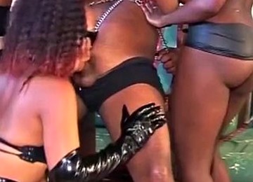 Hot Bdsm Black Ebony Tied Up With Double Bbc Hardcore Blowjob