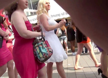 Candid, Upskirt Korean Shopping Mall