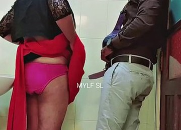 Boss Had Sex In The Office Bathroom With A Hot MILF