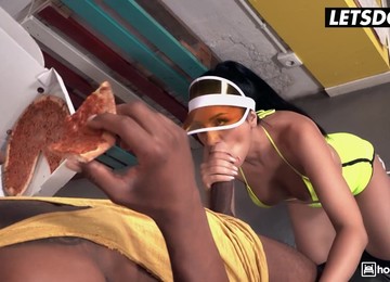 Brunettes Become Whores In This Hostel - Compilation