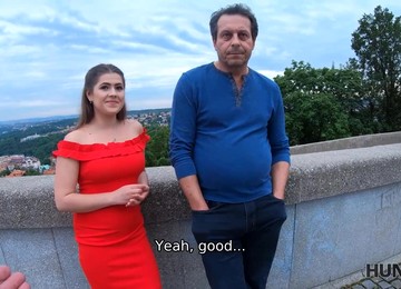 Chubby Wife Made Her Cuck Husband Watch A Young Bull Fucks Her Hard