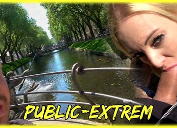 PUBLIC EXTREM POV-BLOWJOB IN GERMANY ON KOENIGSALLEE IN DUESSELDORF
