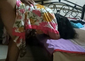 Nighty Uthake Bhabi Ko Doggy Banaker Choda