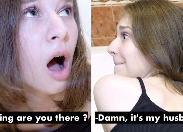 I Cheated At A Party, My Cuckold Husband Almost Caught Me.