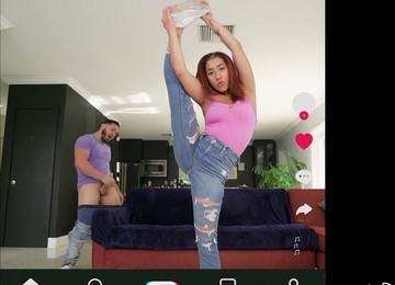 Provocative Latina Roommate Kira Perez Seduced A Guy For Sex