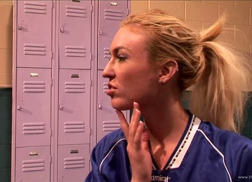 Hardcore Rear Banging Scene With Sporty Blonde, Victoria White