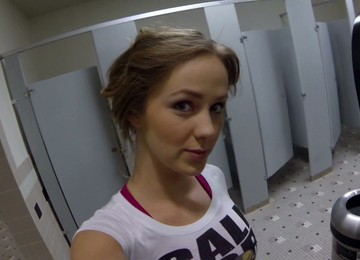 This Sexy Cum Loving Whore Is Giving A Great Blowjob For This Video