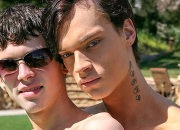 Two Cute British Boys With Big Dicks - Aaron Aurora Lewis Romeo - TXXXMStudios