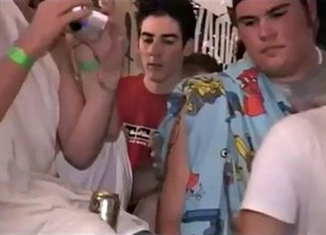 Party Gives Titjob Hot Touching Son's Friend