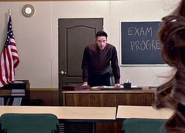 August Taylor Seduces Her Teacher With Her Gorgeous Rack And Tight Ass