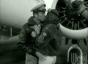Old School Hardcore As A Fighter Pilot Fucks A Babe In Uniform