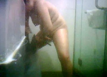 Spying On My Chubby Friend.