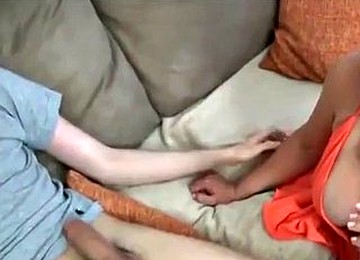 MILF Has A Threesome With Husband And Stepson